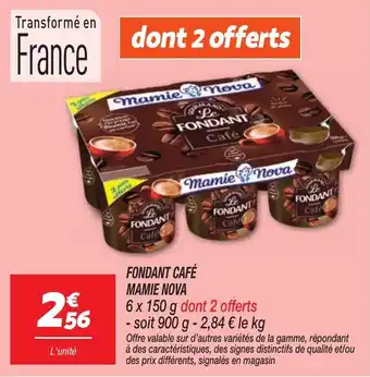 MAMIE NOVA FONDANT CAFÉ