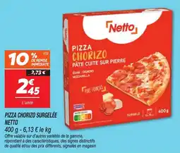 Netto Netto Pizza Chorizo offre