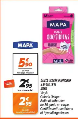 Netto MAPA GANTS USAGES QUOTIDIENS offre