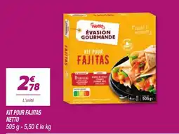 Netto Netto Kit pour fajitas offre
