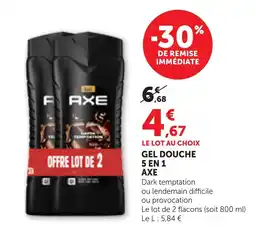 Bi1 AXE GEL DOUCHE offre