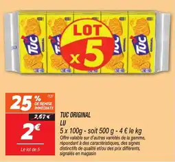 Netto TUC ORIGINAL offre