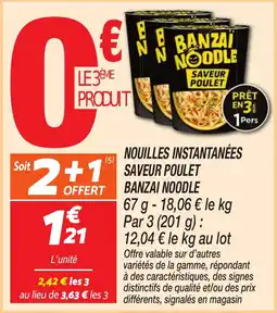 Netto BANZAI NOODLE offre
