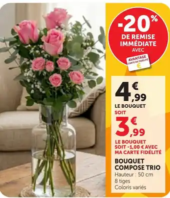 Bouquet compose trio