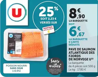U Pave de saumon atlantique des fjords