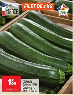 Netto COURGETTE offre