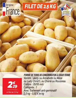 Netto POMMES DE TERRE DE CONSOMMATION À CHAIR FERME offre