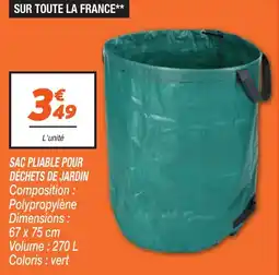 Netto SAC PLIABLE POUR DÉCHETS DE JARDIN offre