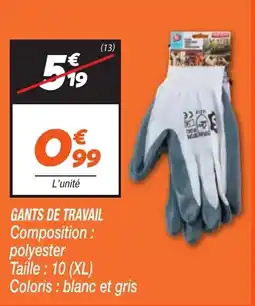 Netto Gants de travail offre