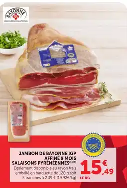 Bi1 JAMBON DE BAYONNE IGP offre