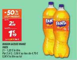 Netto FANTA BOISSON GAZEUSE ORANGE offre