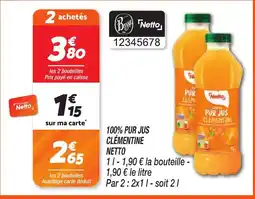 Netto Netto PUR JUS CLÉMENTINE offre
