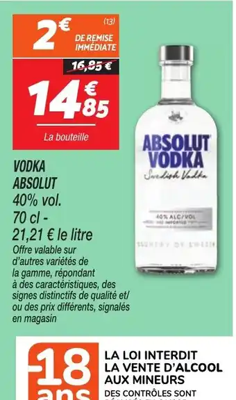 ABSOLUT VODKA