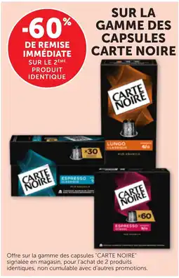Bi1 Carte noire capsules offre
