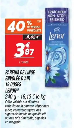 Netto Lenor Parfum de linge Envolée d'air offre