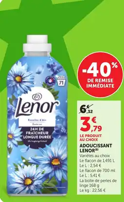 Maximarché Lenor Adoucissant offre