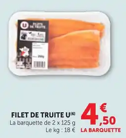 Bi1 U FILET DE TRUITE offre