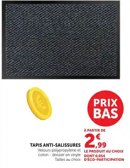 Bi1 TAPIS ANTI-SALISSURES offre