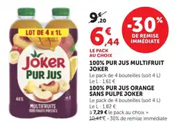 Bi1 Joker Pur Jus offre
