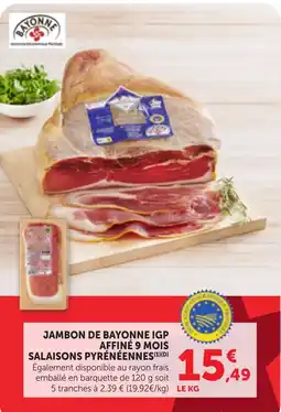 Maximarché JAMBON DE BAYONNE IGP offre