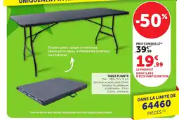 Maximarché Table pliante offre