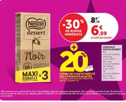 Bi1 Nestle dessert Noir offre