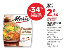 Bi1 Marie Paupiette de Veau offre