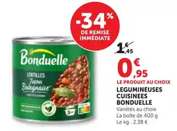 Bi1 Bonduelle Lentilles Faites Bolognaise offre