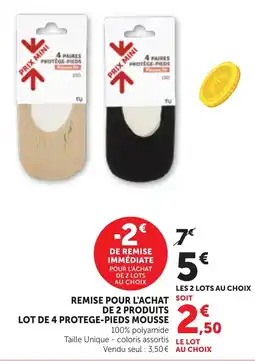 Bi1 PROTÈGE-PIEDS Mousse Kit offre