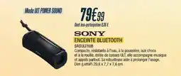 Proxi Confort SONY ENCEINTE BLUETOOTH offre