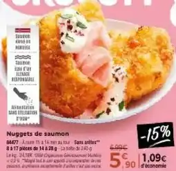 Thiriet Nuggets de saumon offre