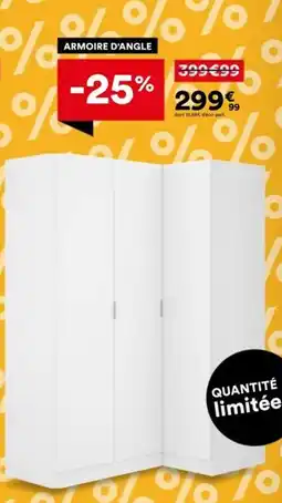 BUT ARMOIRE D'ANGLE offre