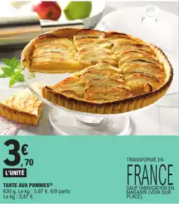 E.Leclerc Tarte aux pommes offre