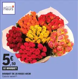 E.Leclerc Bouquet de 20 roses offre
