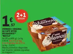 E.Leclerc NESTLE Viennois l'original au café offre découverte offre
