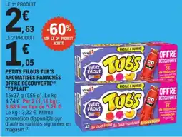 E.Leclerc YOPLAIT Petits filous tub's aromatisés panachés offre découverte offre