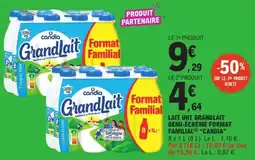 E.Leclerc CANDIA Lait uht grandlait demi-écrémé format familial offre