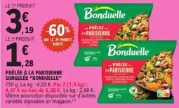 E.Leclerc BONDUELLE Poêlée à la parisienne surgelée offre