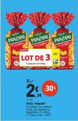 E.Leclerc PANZANI Pâtes offre