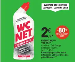 E.Leclerc "WC NET" Produit wc offre