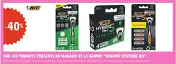 E.Leclerc BIC Sur les produits présents en magasin de la gamme rasoirs systeme offre