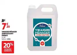 Auchan Phebus Vinaigre ménager concentré offre