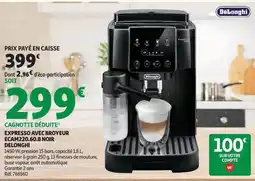 Auchan DeLonghi Expresso avec broyeur offre