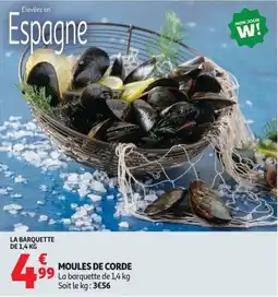 Auchan MOULES DE CORDE offre