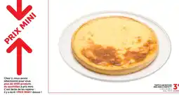 Super U Tarte flan nature offre