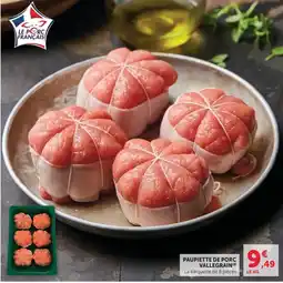 Super U PAUPIETTE DE PORC VALLEGRAIN offre