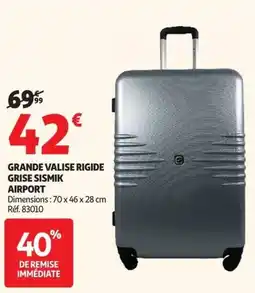 Auchan SISMik GRANDE VALISE RIGIDE offre