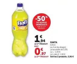 Super U FANTA Citron offre