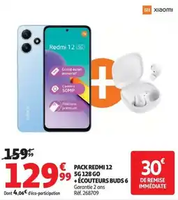 Auchan Xiaomi Redmi 12 offre