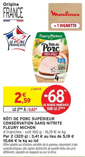 Fleury Michon Rôti de Porc